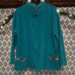 90s vintage Zip Up Fleece Size 1X